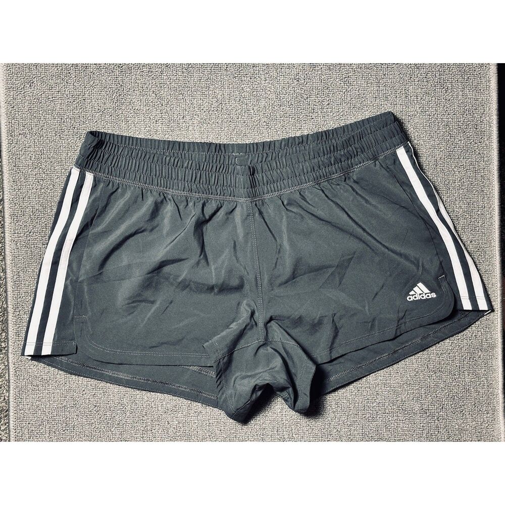Adidas Aeroready Primegreen Womens Running Shorts Gray Size M